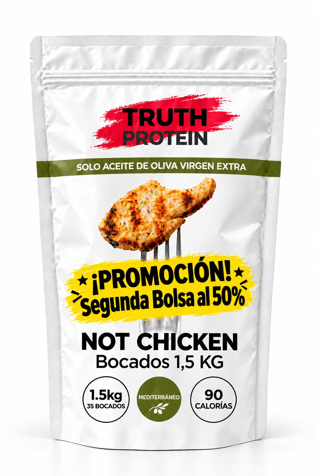 Not Chicken Bocados Bolsa de 1,5KG  -