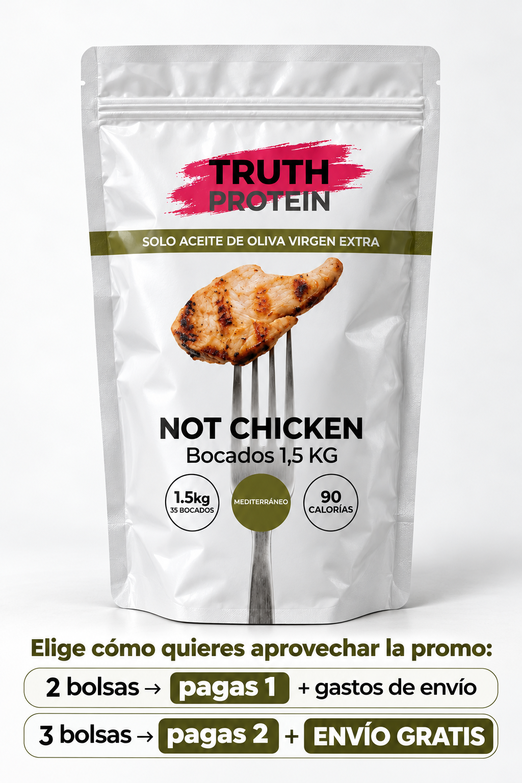 Not Chicken Bites 1.5KG Bag